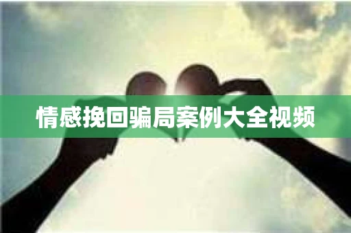 情感挽回骗局案例大全视频