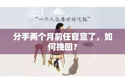 分手两个月前任官宣了，如何挽回？