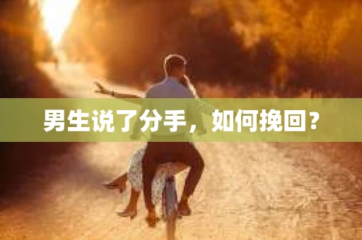 男生说了分手,如何挽回? 男生说了分手,如何挽回?
