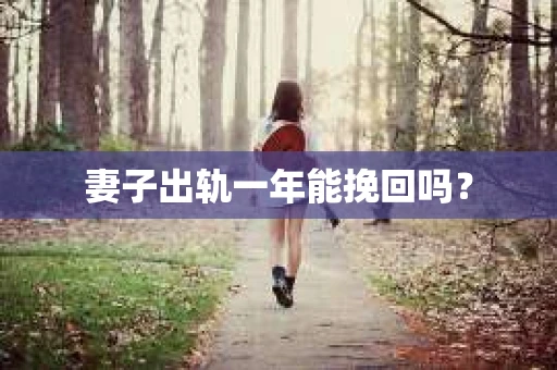 妻子出轨一年能挽回吗？