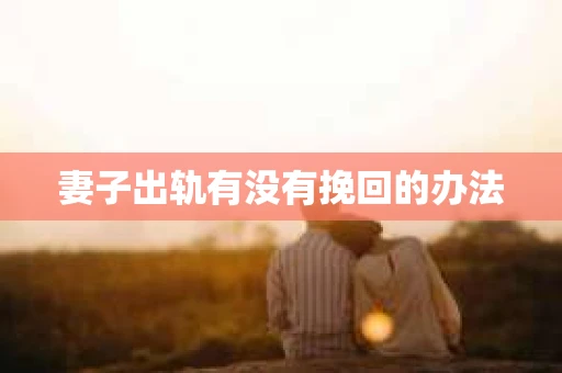 妻子出轨有没有挽回的办法