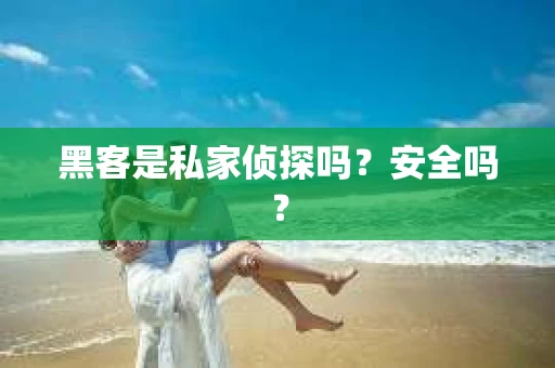 黑客是私家侦探吗？安全吗？