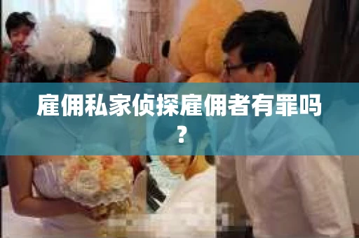 雇佣私家侦探雇佣者有罪吗？