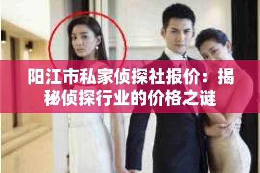 阳江市私家侦探社报价：揭秘侦探行业的价格之谜