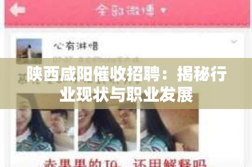 陕西咸阳催收招聘：揭秘行业现状与职业发展