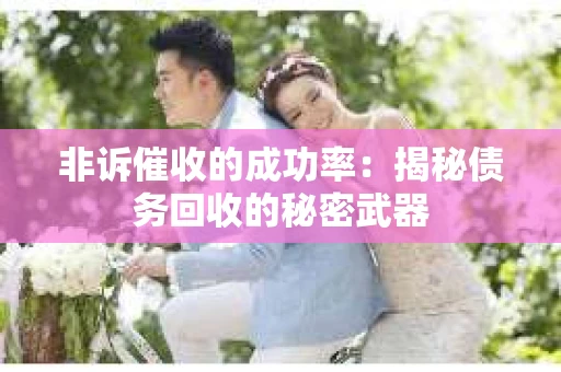 非诉催收的成功率：揭秘债务回收的秘密武器