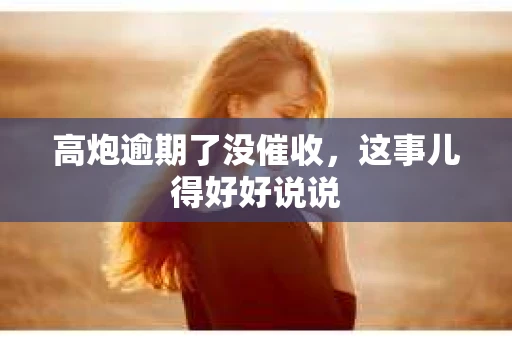 高炮逾期了没催收，这事儿得好好说说