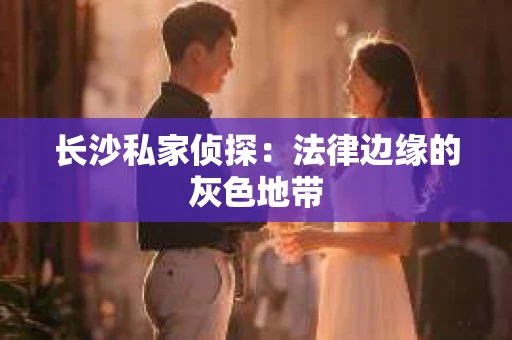 长沙私家侦探：法律边缘的灰色地带